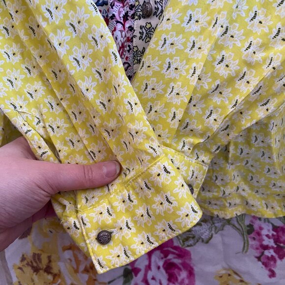 Aratta Silent Journey Dream Embroidered Button Down Shirt - Small - Picture 10 of 13